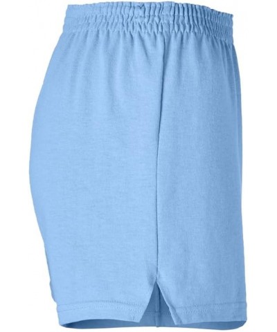 Womens Fashion Authentic Cheer Active Shorts - 2 Packs Light Blue $11.17 Activewear