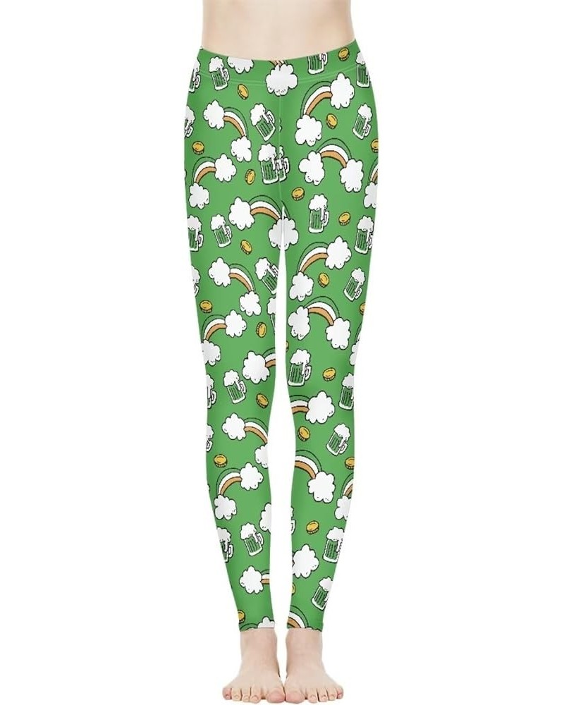 Sunflower Printed Yoga Pants for Women Soft Stretch Legging Pants Baby Sloth Gifts Leggings Regular/High Yoga Waist St. Patri...