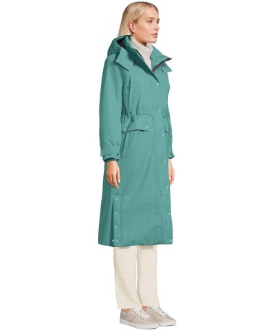 Women's Expedition Winter Maxi Long Down Coat with Hood Teal Shadow $112.53 Jackets