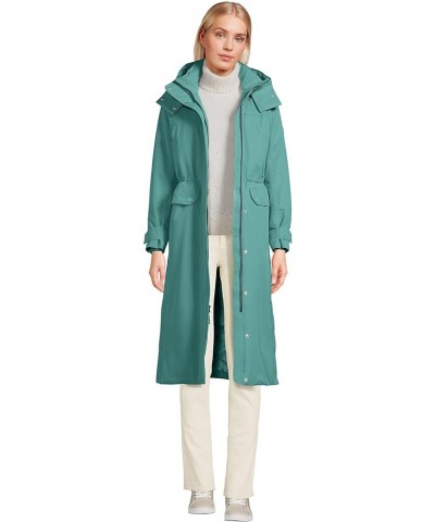 Women's Expedition Winter Maxi Long Down Coat with Hood Teal Shadow $112.53 Jackets