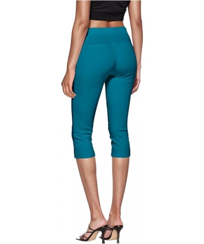 Womens Super Comfy Stretch Pull On Millennium Twill Capri Pants Capri Capri-jade $15.50 Pants