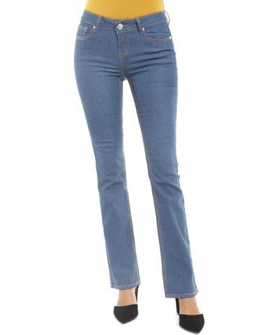 Women's Sexy Stylish Flare Bell Bottom Slim Bootcut Jean Medium Denim (Stretchy) $13.85 Jeans