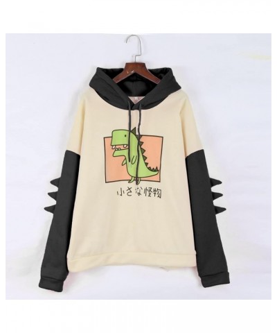 Women Hoodies Sweatshirt Japanese Kawaii Style Kitty Cat Print Hooded Pullovers Tops Long Sleeve for Womens 04bblack $9.88 Ac...