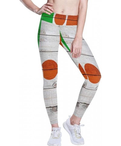 Stylish Custom Flag Flag High Waist Yoga Pants Woman Stretch Tummy Control Workout Leggings(XS-XL) Multi 13 $11.28 Leggings