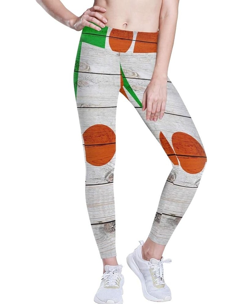 Stylish Custom Flag Flag High Waist Yoga Pants Woman Stretch Tummy Control Workout Leggings(XS-XL) Multi 13 $11.28 Leggings