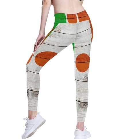 Stylish Custom Flag Flag High Waist Yoga Pants Woman Stretch Tummy Control Workout Leggings(XS-XL) Multi 13 $11.28 Leggings