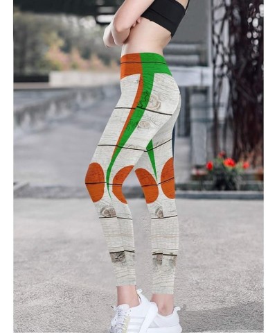 Stylish Custom Flag Flag High Waist Yoga Pants Woman Stretch Tummy Control Workout Leggings(XS-XL) Multi 13 $11.28 Leggings