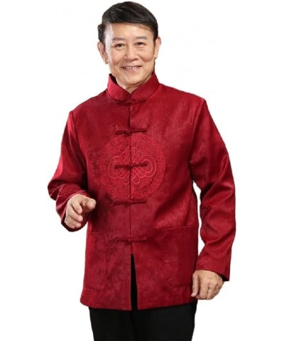 Chinese New Year Celebration Dress Mom's Birthday Banquet Couple Tang Coat with Cotton Dad $25.20 Jackets