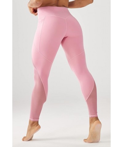 High Waisted Yoga Pants for Women Running Workout Mesh Leggings Side Pockets Squat Proof Tummy Control A- Cashmare Rose $15.8...