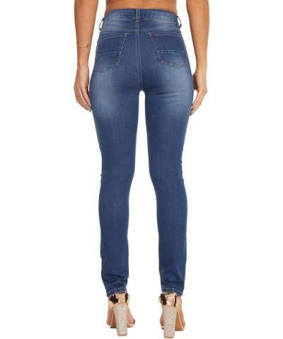 Women Jeans Jeggings Skinny,Pull on Female Denim Pants,Slim Fit Trousers with Pockets, Boyfriend Petite 913-- Medium Blue $8....