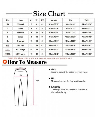 Women's Pants 2023 Workout Out Leggings with Pockets Sweatpants Fall Stretch Waist Button Joggers Pants Plus Size Capris 06bl...