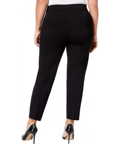 Women's Plus Size Light Weight Compression Ponte Pant Black $31.43 Pants