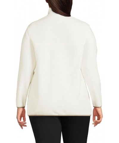 Women's Heritage Fleece Snap Neck Pullover Ivory $23.30 Jackets