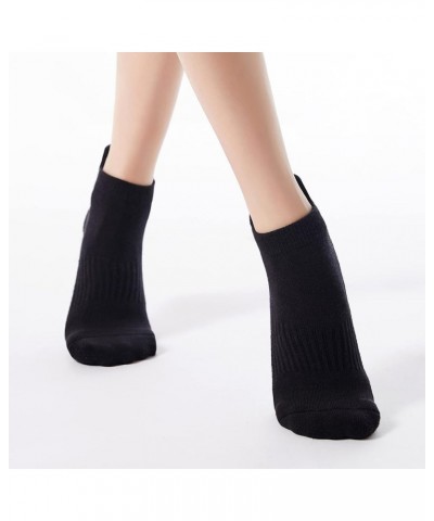 Grip Socks for Women Non Slip Yoga Socks Cozy Hospital Socks Pilates Socks With Grips Ankle Compression Socks Grip 4/Black $8...