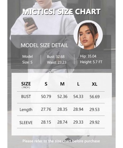 Womens Oversized Sweatshirts Fleece Hoodies Long Sleeve Sweaters Pullover Fall Outfits Y2k Clothes with Pocket B Drop Shoulde...