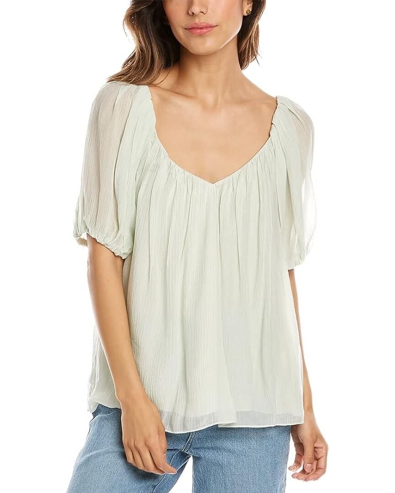 Women's Puff Sleeve Top Aloe $50.41 Accessories