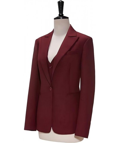 Women's 3 Piece Suits Slim Fit Solid Formal Single Breasted Outfits for Women Ladies Business for Work Office Lady Purple $42...