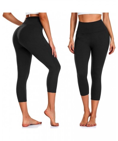 Leggings with Pockets for Women - Yoga Pants with Pockets,Soft High Waist Tummy Control Non See Through Workout Pants Large-X...