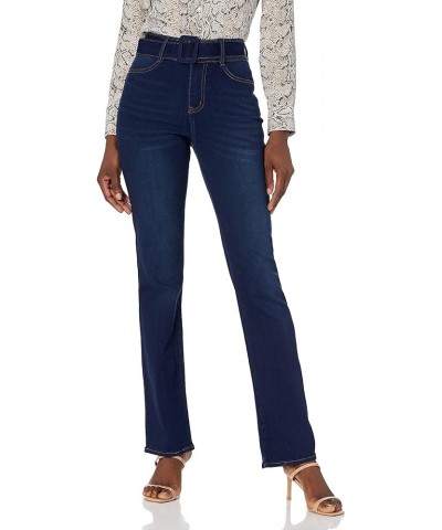 Women's Mini Flare Jeans with Self Belt Blonde $8.92 Jeans