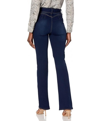 Women's Mini Flare Jeans with Self Belt Blonde $8.92 Jeans