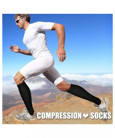 3 Pack Medical Compression Sock-Compression Sock for Women and Men-Best for Running,Nursing,Sports 74-black/Wine/Navy $10.25 ...