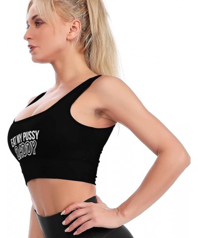 BITE ME Sports Bra for Women Padded Bra Yoga Crop Tank Tops Fitness Workout Running Top Funny-25 $9.00 Lingerie