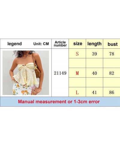 Women Y2k Strapless Tube Tops Floral Lace Sheer Mesh Crop Top Sexy Fairy Camisole Bustier Bandeau Streetwear 09-white $5.79 T...