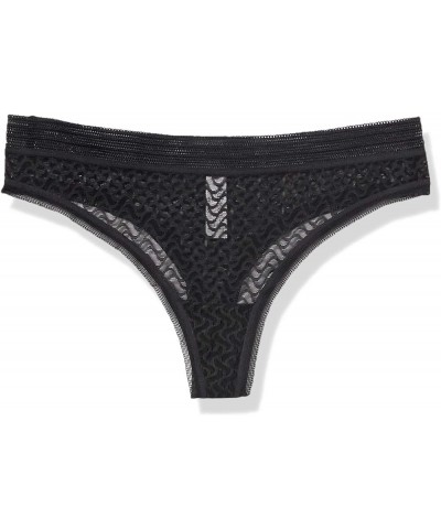 Women's Aphrodite Tanga Panty Black $9.82 Lingerie