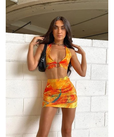 Women's Sexy Mini Dress Backless Halter Sleeveless Bodycon Dress Summer Club Party Holiday Beach Dresses Y2K Streetwear Multi...