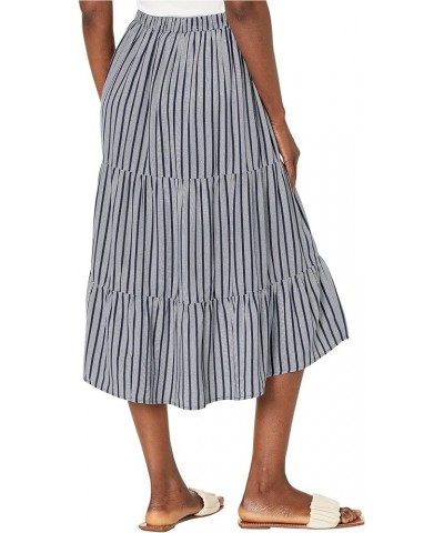 Women's Grace Skirt Navy Stripe $21.73 Skirts