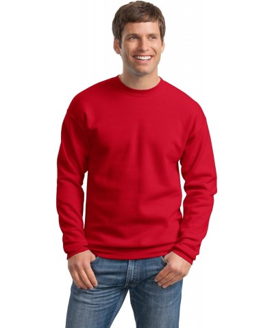 ComfortBlend Long Sleeve Fleece Crew - Deep Red p160 M $12.27 Activewear