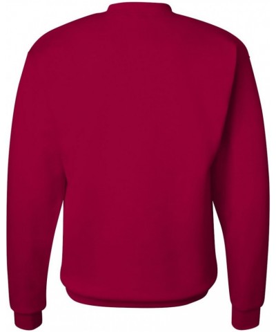 ComfortBlend Long Sleeve Fleece Crew - Deep Red p160 M $12.27 Activewear