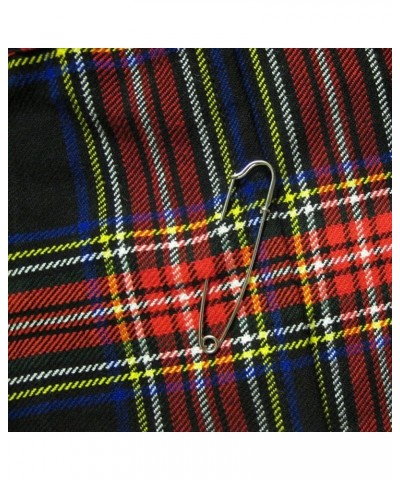 13 Inch Micro Mini Plaid Kilt Skirt Black/Red $16.15 Skirts