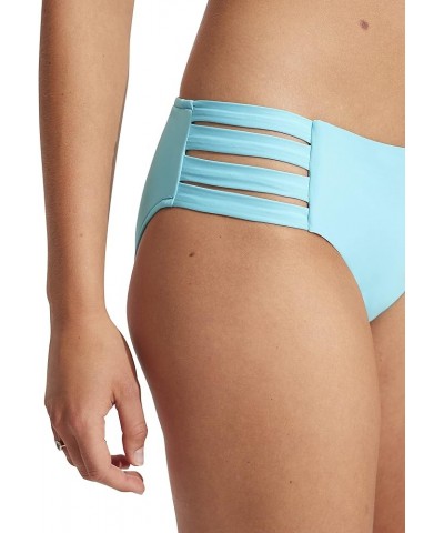 Women's Standard Multi Strap Hipster Bikini Bottom Swimsuit Eco Collective Aquamarine $30.64 Swimsuits