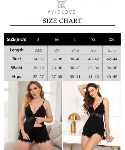 Womens Sweetness Cami Set Lace Camisole Lingerie Nightwear Sexy Pajamas Lounge Sets Black $11.76 Sleep & Lounge