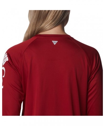 Women's Collegiate Tidal Tee Ls Shirt Alabama Crimson Tide XX-Large Ala - Red Velvet, White $32.75 T-Shirts