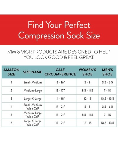 VIM & VIGR Cotton 15-20 mmHg Graduated Compression Socks for Women & Men (Black Solid, Small/Medium (1)) Heathered Navy 2 $23...