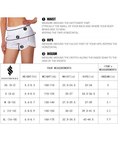 Women's Running Shorts High Waisted Quick-Dry 3 Inch Gym Workout Athletic Shorts for Women with Zipper Pocket J-bright White ...