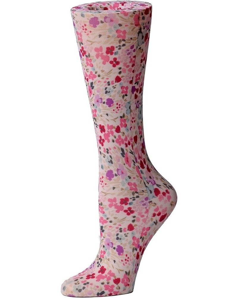 womens Compression Sock Painted Flowers $11.19 Others