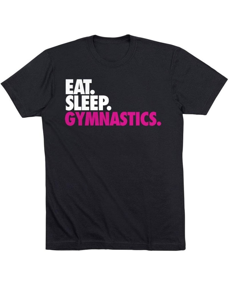 Eat. Sleep. Gymnastics. T-Shirt | Gymnastics Tees by ChalkTalk Sports | Multiple Colors | Youth and Adult Sizes Adult Black $...