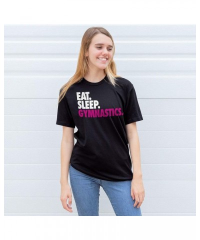 Eat. Sleep. Gymnastics. T-Shirt | Gymnastics Tees by ChalkTalk Sports | Multiple Colors | Youth and Adult Sizes Adult Black $...