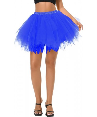 Women's 1950s Vintage Tutu Petticoat Ballet Bubble Skater Skirt Blue $12.50 Others