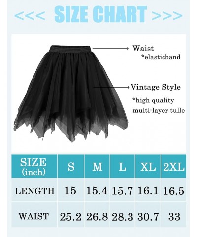 Women's 1950s Vintage Tutu Petticoat Ballet Bubble Skater Skirt Blue $12.50 Others