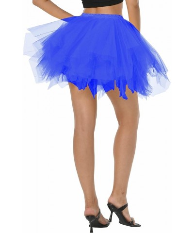 Women's 1950s Vintage Tutu Petticoat Ballet Bubble Skater Skirt Blue $12.50 Others