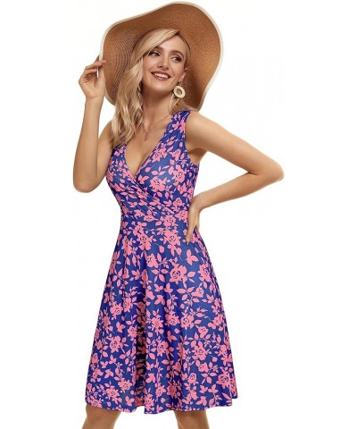 Womens Wrap V Neck Sleeveless Sundress Summer Flare Tank Dress with Pockets … Floral-96 $14.52 Dresses