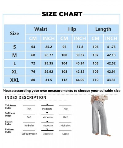 Womens Wide Leg Sweatpants Baggy Summer Lightweight Y2K Sweatpants Drawstring High Waisted Yoga Pants with Pockets L006-army ...