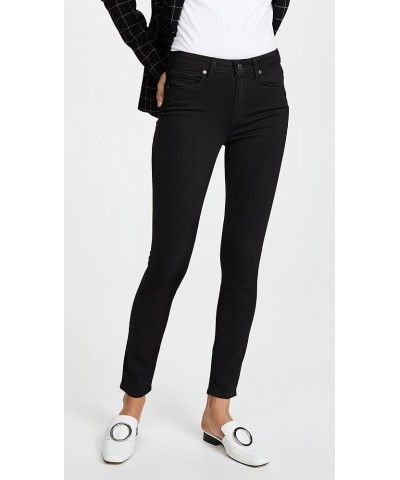 Women's Transcend Hoxton Ankle Jeans Black Shadow $71.78 Jeans