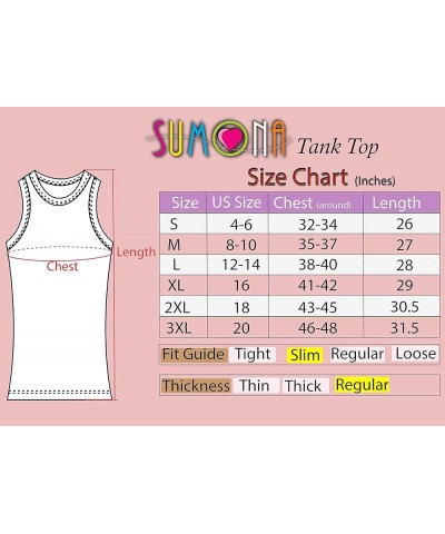 Women Tank Tops Round Neck Sleeveless Basic Ribbed Summer Cami Top Casual Shirts Light Blue $8.24 Tanks