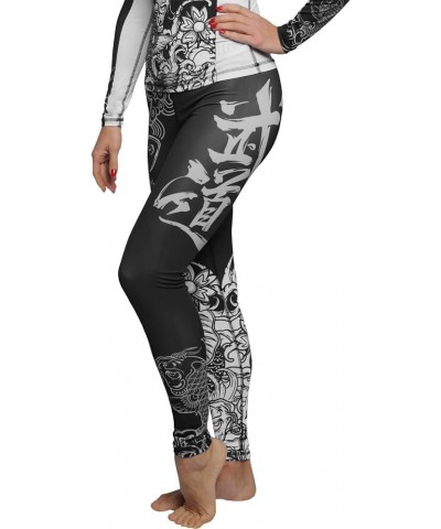 Leggings Women Koi Compression Pants Fitness Yoga Pilates Gym Running No Gi Base Layer Black $25.17 Activewear