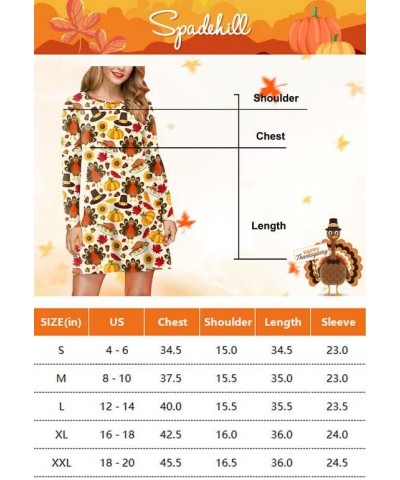 Valentine's Women Heart Graphic Dress with Pocket Turkey & Sunflower $10.39 Tops